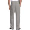 imageCOOFANDY Mens Casual Linen Pants Elastic Waist Drawstring Beach Summer Pants Lightweight Linen TrousersGrey