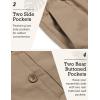 imageCOOFANDY Mens Casual Linen Pants Elastic Waist Drawstring Beach Summer Pants Lightweight Linen TrousersLight Brown