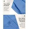 imageCOOFANDY Mens Casual Linen Pants Elastic Waist Drawstring Beach Summer Pants Lightweight Linen TrousersRoyal Blue