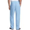imageCOOFANDY Mens Casual Linen Pants Elastic Waist Drawstring Beach Summer Pants Lightweight Linen TrousersSky Blue
