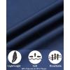imageCOOFANDY Mens Classic Fit Dress Pants Flat Front Straight Formal Pants Wrinkle Free Expandable Waist Suit PantsBlue