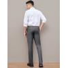 imageCOOFANDY Mens Classic Fit Dress Pants Flat Front Straight Formal Pants Wrinkle Free Expandable Waist Suit PantsGrey