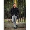 imageCOOFANDY Mens Classic Fit Dress Pants Flat Front Straight Formal Pants Wrinkle Free Expandable Waist Suit PantsGrey