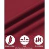 imageCOOFANDY Mens Classic Fit Dress Pants Flat Front Straight Formal Pants Wrinkle Free Expandable Waist Suit PantsWine Red
