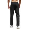 imageCOOFANDY Mens Hiking Pants Lightweight Athletic Pants Quick Dry Active Running Joggers with Zipper PocketsBlack