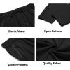 imageCOOFANDY Mens Hiking Pants Lightweight Athletic Pants Quick Dry Active Running Joggers with Zipper PocketsBlack