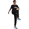 imageCOOFANDY Mens Hiking Pants Lightweight Athletic Pants Quick Dry Active Running Joggers with Zipper PocketsBlack
