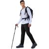 imageCOOFANDY Mens Hiking Pants Lightweight Athletic Pants Quick Dry Active Running Joggers with Zipper PocketsBlack