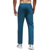 imageCOOFANDY Mens Hiking Pants Lightweight Athletic Pants Quick Dry Active Running Joggers with Zipper PocketsBlue