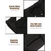 imageCOOFANDY Mens Linen Harem Capri Pants Casual Lightweight Drawstring Yoga Pants Baggy 34 Beach TrousersBlack