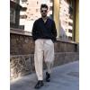 imageCOOFANDY Mens Linen Harem Drawstring Pants Casual Elastic Waist Lightweight Trouser Hippie Summer Beach Yoga PantsLight Khaki