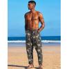imageCOOFANDY Mens Linen Harem Drawstring Pants Casual Elastic Waist Lightweight Trouser Hippie Summer Beach Yoga PantsPat5