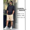 imageCOOFANDY Mens Linen Shorts Elastic Waist Drawstring Casual Summer Beach ShortsKhaki