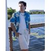 imageCOOFANDY Mens Linen Shorts Elastic Waist Drawstring Casual Summer Beach ShortsLinen Khaki