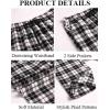 imageCOOFANDY Mens Plaid Casual Pants Soft Cotton Pajama Pants Drawstring Checkered Lounge Sweatpant with PocketsApricot Black White Plaid