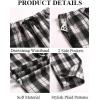 imageCOOFANDY Mens Plaid Casual Pants Soft Cotton Pajama Pants Drawstring Checkered Lounge Sweatpant with PocketsBlack White Plaid Heavyweight