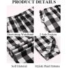 imageCOOFANDY Mens Plaid Casual Pants Soft Cotton Pajama Pants Drawstring Checkered Lounge Sweatpant with PocketsGray Black White Plaid