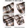 imageCOOFANDY Mens Plaid Casual Pants Soft Cotton Pajama Pants Drawstring Checkered Lounge Sweatpant with PocketsKhaki Black White Plaid Heavyweight