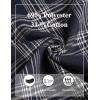 imageCOOFANDY Mens Plaid Casual Pants Soft Cotton Pajama Pants Drawstring Checkered Lounge Sweatpant with PocketsNavy Plaid