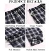 imageCOOFANDY Mens Plaid Casual Pants Soft Cotton Pajama Pants Drawstring Checkered Lounge Sweatpant with PocketsNavy White Plaid