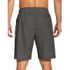 imageCOOFANDY Mens Summer Beach Shorts Lightweight Elastic Waist Drawstring Casual Shorts with PocketDeep Grey