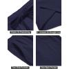 imageCOOFANDY Mens Summer Beach Shorts Lightweight Elastic Waist Drawstring Casual Shorts with PocketNavy Blue