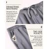 imageCOOFANDY Mens Yoga Sweatpants Open Bottom Lightweight Sweat Pants Drawstring Athletic Lounge Pants with PocketsBlack  Light Gray