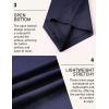 imageCOOFANDY Mens Yoga Sweatpants Open Bottom Lightweight Sweat Pants Drawstring Athletic Lounge Pants with PocketsBlack  Navy Blue