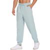 imageCOOFANDY Mens Linen Casual Lightweight Pants Elastic Waist Drawstring Beach Pants with PocketsSky Blue