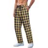 Navy Yellow Plaid