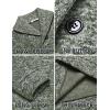 imageCOOFANDY Men Dress Sweater Shawl Collar Sweatshirt Fashion Light Fleece Sweatshirt Dark BlueGreen and White