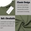 imageCOOFANDY Men Muscle Workout T Shirt Gym Bodybuilding Active Short Sleeve Tee Top BlackOne Piece Army Green