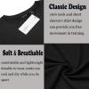 imageCOOFANDY Men Muscle Workout T Shirt Gym Bodybuilding Active Short Sleeve Tee Top BlackOne Piece Black