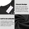 imageCOOFANDY Men Muscle Workout T Shirt Gym Bodybuilding Active Short Sleeve Tee Top BlackOne Piece Black American Flag