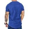 imageCOOFANDY Men Muscle Workout T Shirt Gym Bodybuilding Active Short Sleeve Tee Top BlackOne Piece Blue American Flag