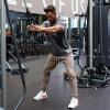 imageCOOFANDY Men Muscle Workout T Shirt Gym Bodybuilding Active Short Sleeve Tee Top BlackOne Piece Grey