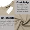 imageCOOFANDY Men Muscle Workout T Shirt Gym Bodybuilding Active Short Sleeve Tee Top BlackOne Piece Khaki