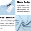 imageCOOFANDY Men Muscle Workout T Shirt Gym Bodybuilding Active Short Sleeve Tee Top BlackOne Piece Light Blue