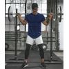 imageCOOFANDY Men Muscle Workout T Shirt Gym Bodybuilding Active Short Sleeve Tee Top BlackOne Piece Navy Blue