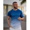 imageCOOFANDY Men Muscle Workout T Shirt Gym Bodybuilding Active Short Sleeve Tee Top BlackOne Piece Pattern13 Tie Dye Print