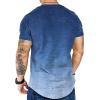 imageCOOFANDY Men Muscle Workout T Shirt Gym Bodybuilding Active Short Sleeve Tee Top BlackOne Piece Pattern13 Tie Dye Print