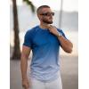 imageCOOFANDY Men Muscle Workout T Shirt Gym Bodybuilding Active Short Sleeve Tee Top BlackOne Piece Pattern13 Tie Dye Print