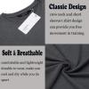 imageCOOFANDY Men Muscle Workout T Shirt Gym Bodybuilding Active Short Sleeve Tee Top BlackTwo Pack BlackGrey