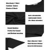 imageCOOFANDY Mens 2 Pack Muscle V Neck T Shirt Fitted Gym Workout Short Sleeve Bodybuilding TeeBlack