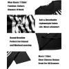 imageCOOFANDY Mens 2 Pack Muscle V Neck T Shirt Fitted Gym Workout Short Sleeve Bodybuilding TeeBlack American Flag