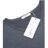 imageCOOFANDY Mens 2 Pack Muscle V Neck T Shirt Fitted Gym Workout Short Sleeve Bodybuilding TeeBlack Greyv Neck