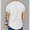 imageCOOFANDY Mens 2 Pack Muscle V Neck T Shirt Fitted Gym Workout Short Sleeve Bodybuilding TeeBlack Whitev Neck