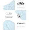 imageCOOFANDY Mens 2 Piece Cotton Linen Sets Summer Beach Outfits Casual Short Sleeve Henley Shirts and Vacation ShortsLight Blue