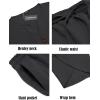 imageCOOFANDY Mens 2 Pieces Linen Set Henley Shirt Short Sleeve and Harem Capri Pants Wide Leg Baggy Beach Yoga Trousers OutfitsBlack