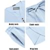 imageCOOFANDY Mens 2 Pieces Linen Set Henley Shirt Short Sleeve and Harem Capri Pants Wide Leg Baggy Beach Yoga Trousers OutfitsBlue